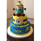 Two tier Minion Fondant